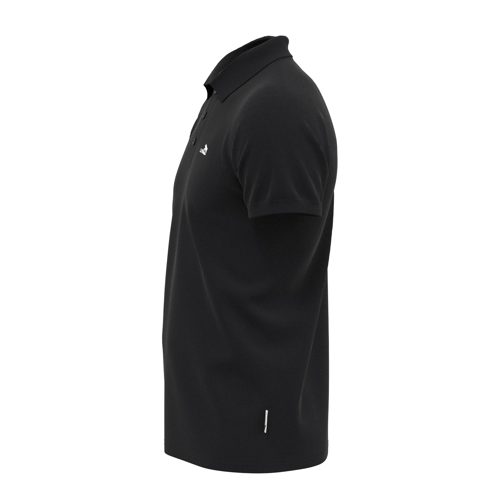 Sport Basic Polo Ade in schwarz