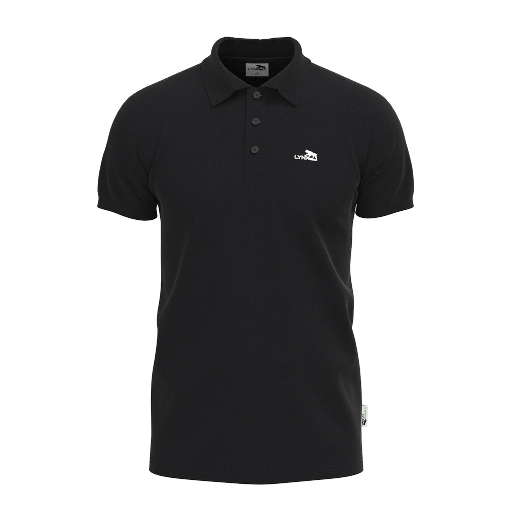 Sport Basic Polo Ade in schwarz