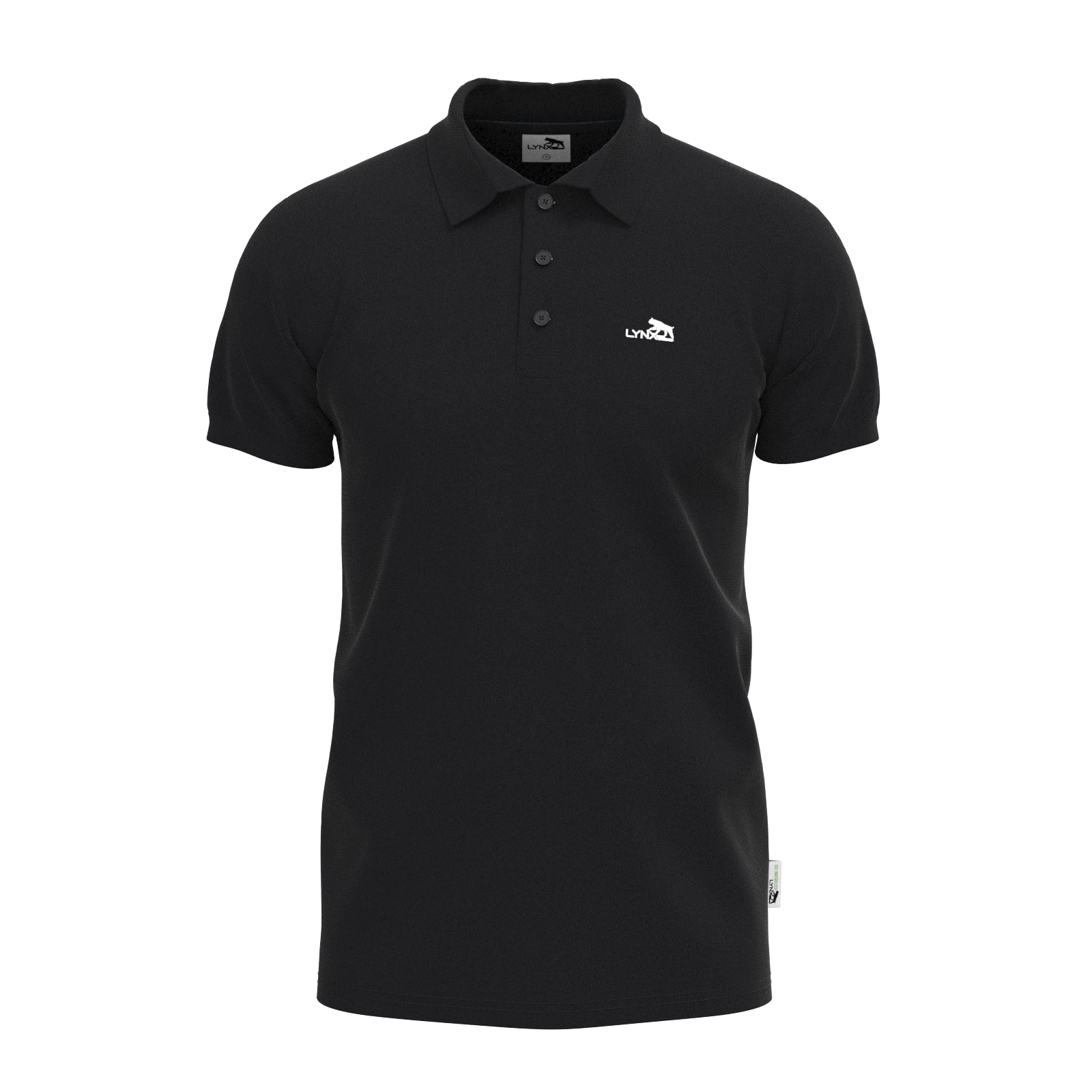 Sport Basic Polo Ade in schwarz
