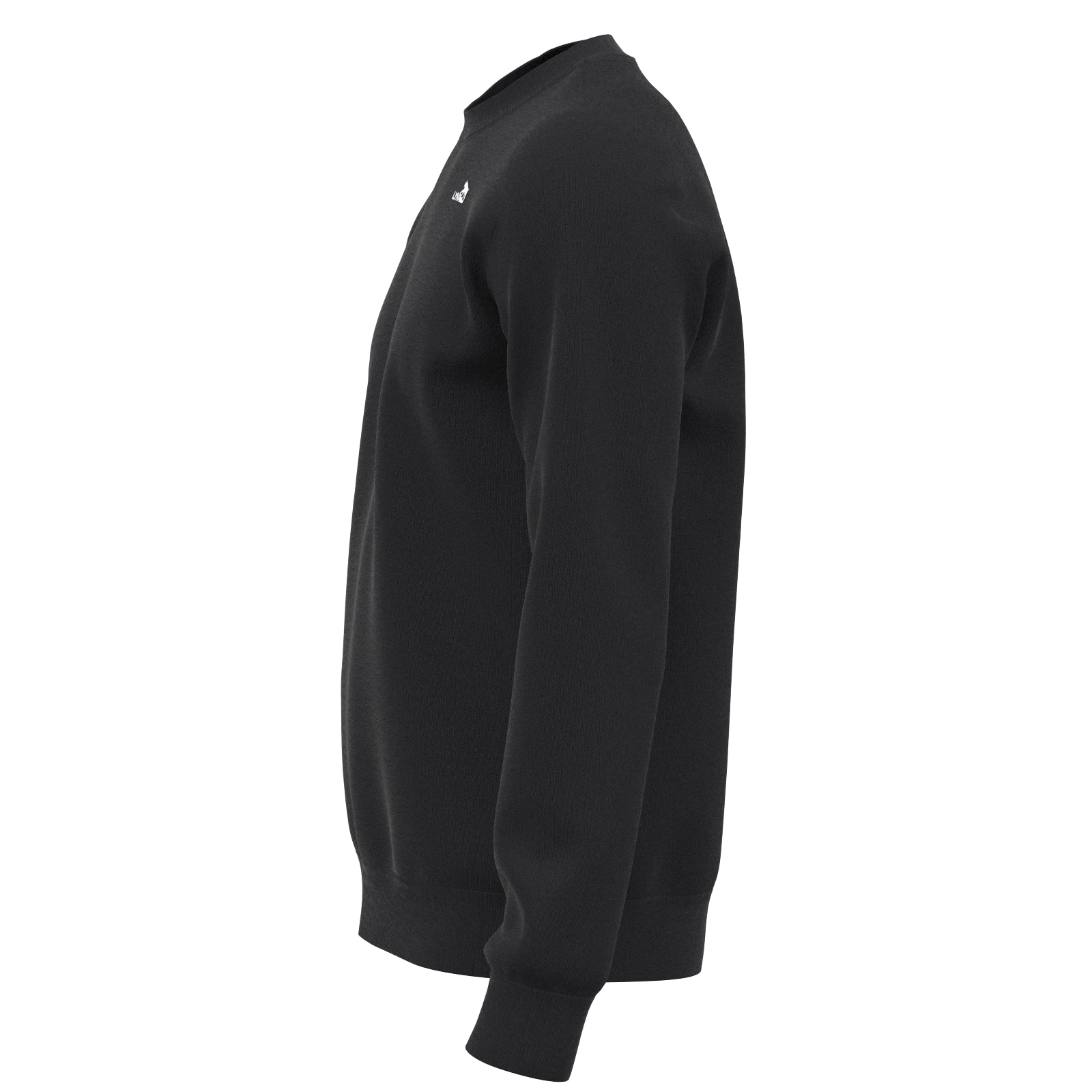 Sport Basic Sweater Fips in schwarz