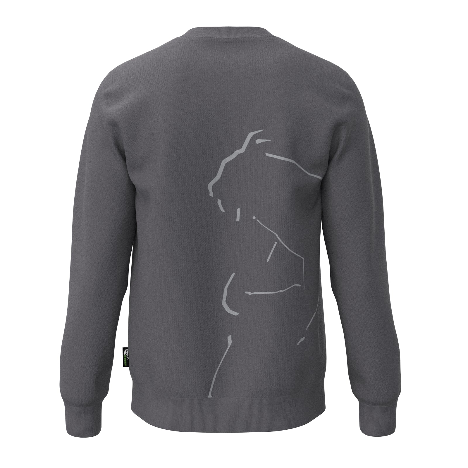 Sport Basic Sweater Fips in grau