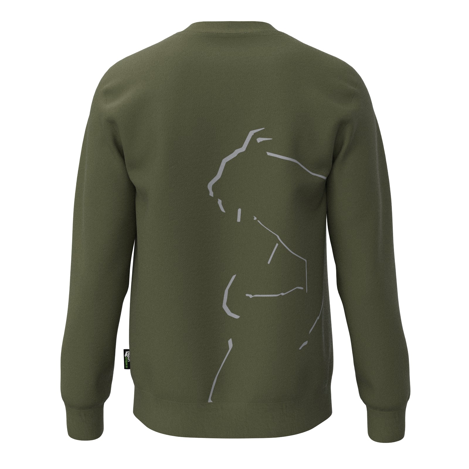 Sport Basic Sweater Fips in oliv