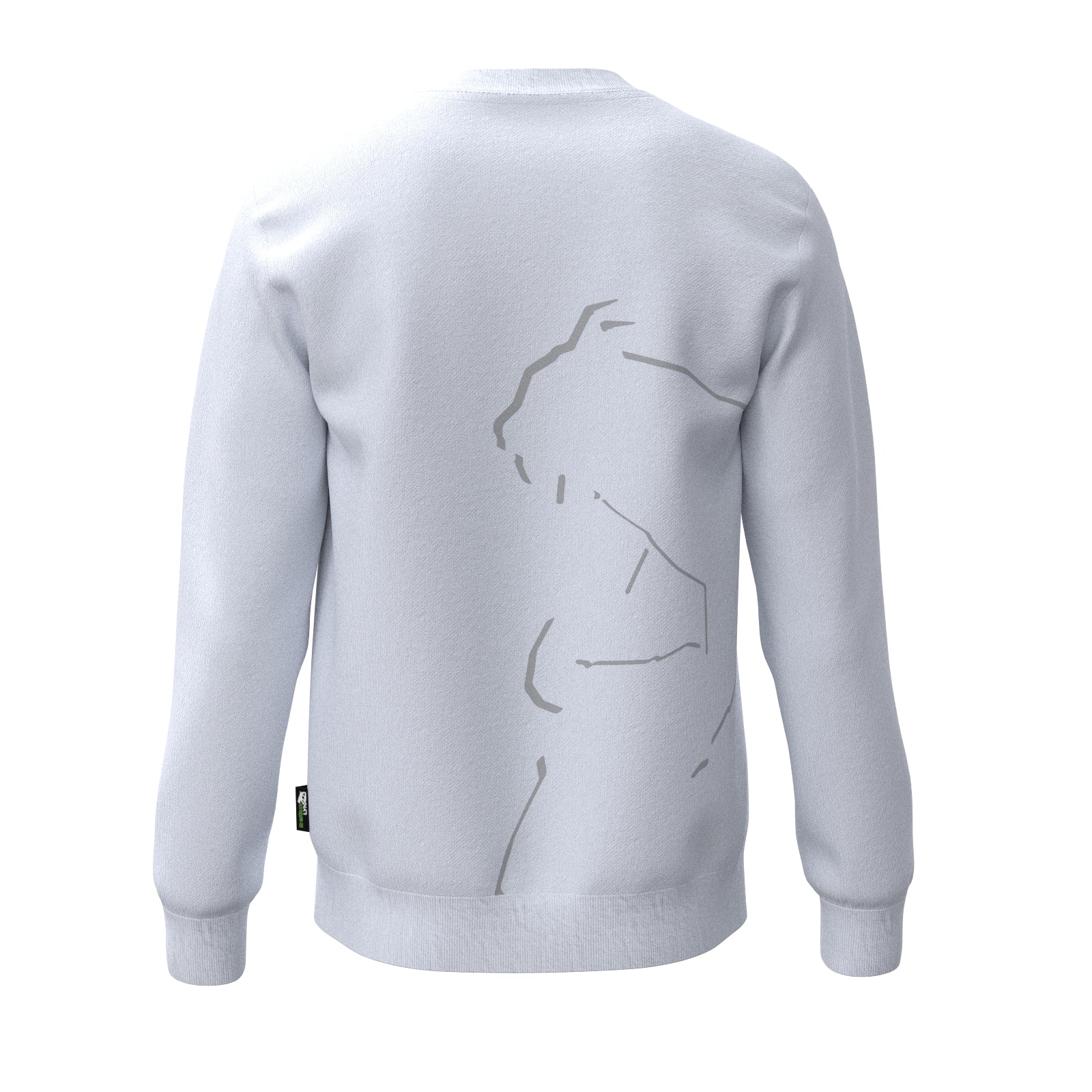 Sport Basic Sweater Fips in weiß