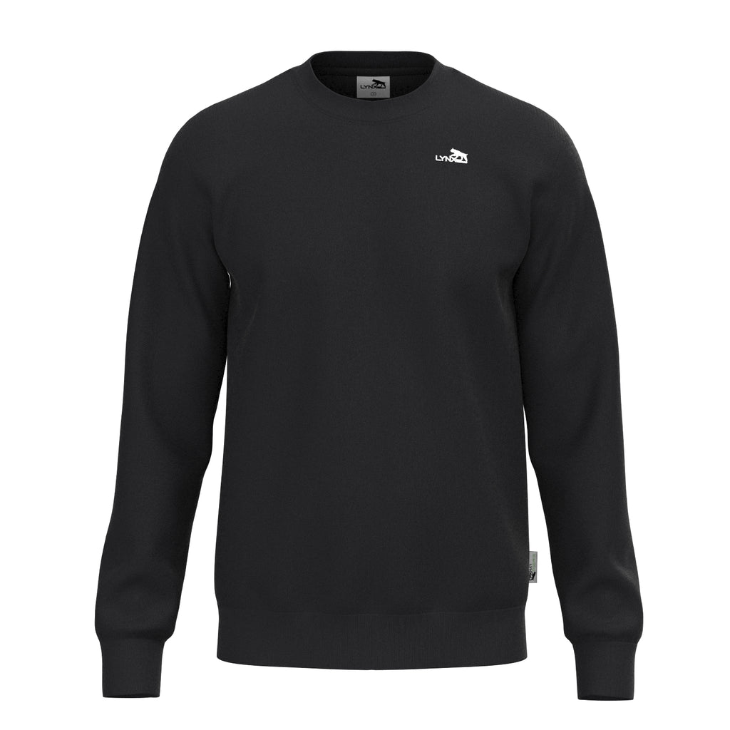 Sport Basic Sweater Fips in schwarz
