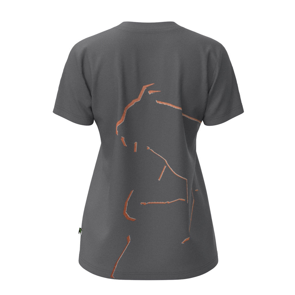 Fitness Tshirt Nane in grau