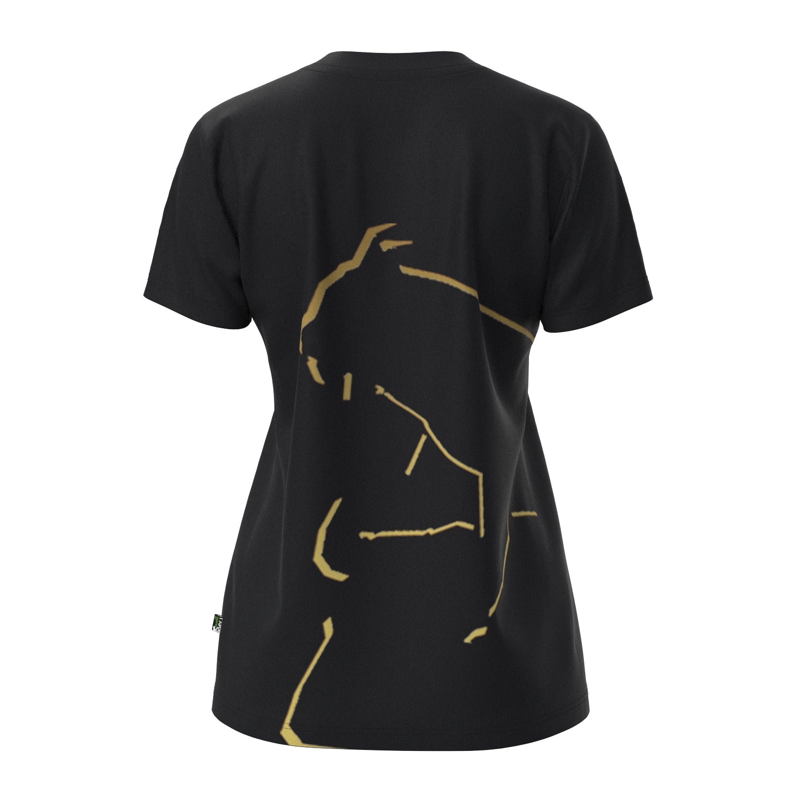 Fitness Tshirt Nane in schwarz