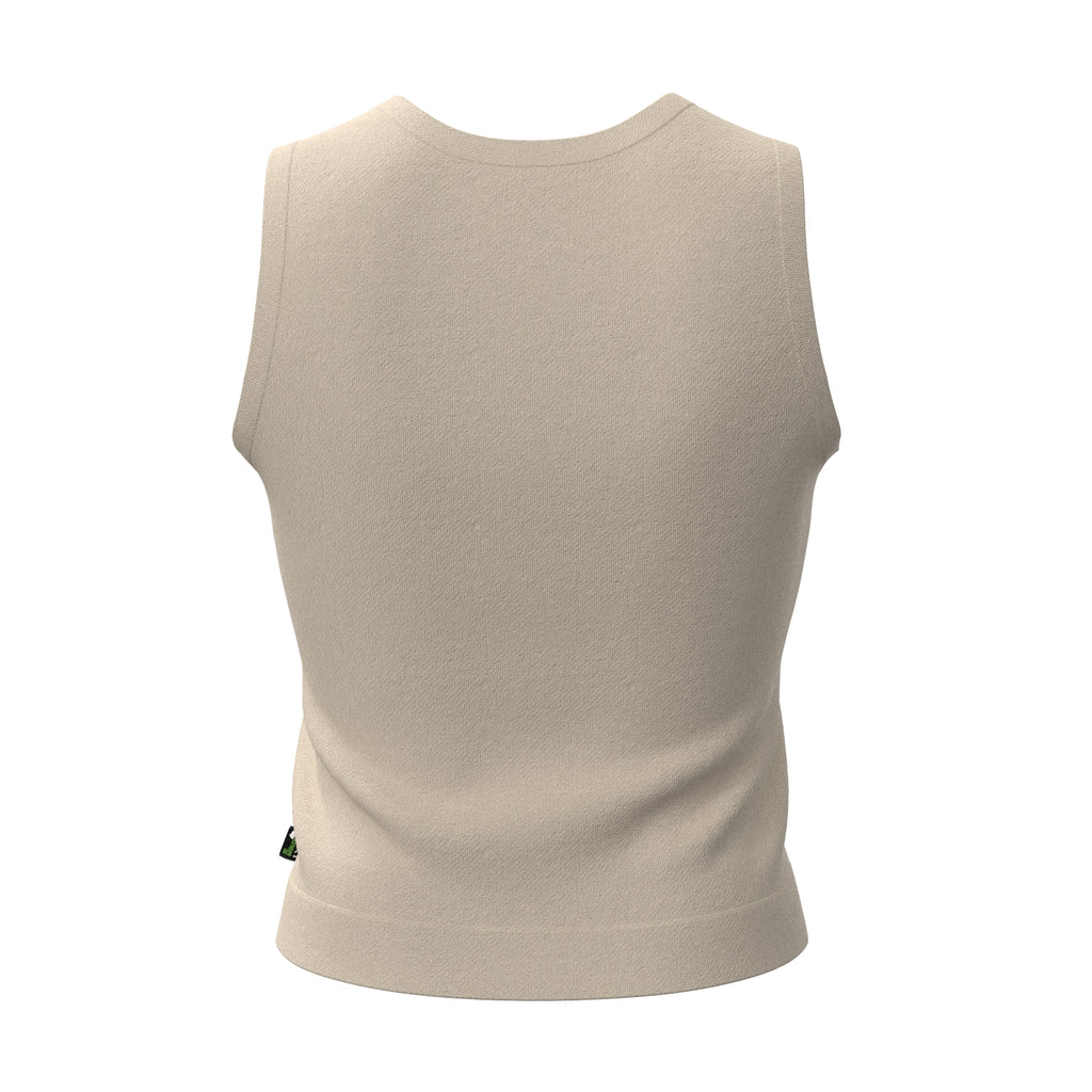 Sport Basic Top Äve in beige