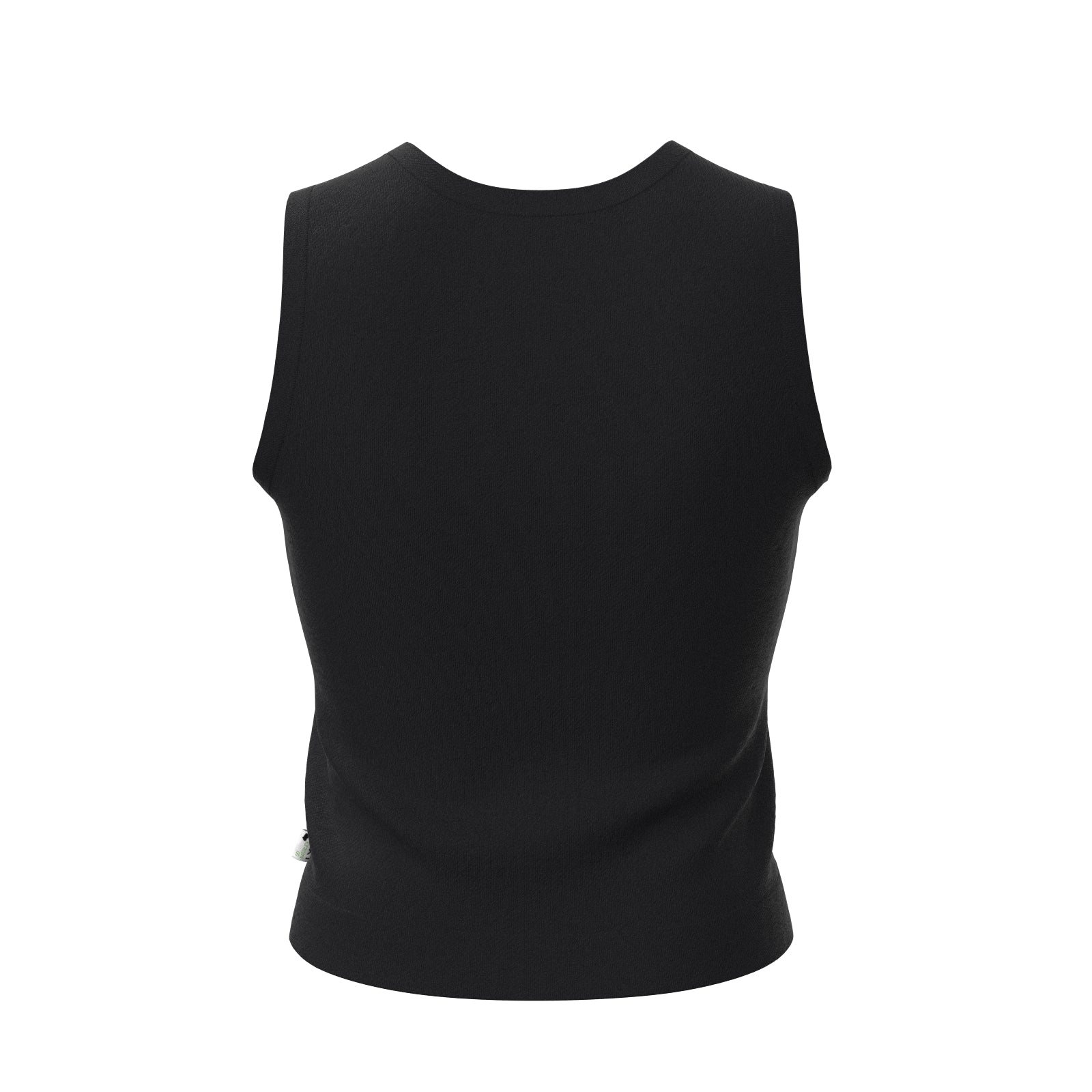 Sport Basic Top Äve in schwarz