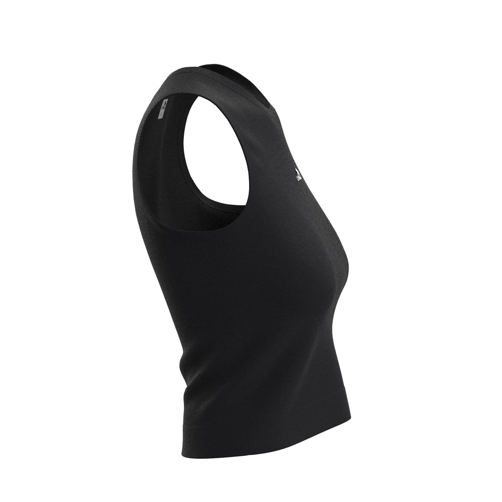 Sport Basic Top Äve in schwarz