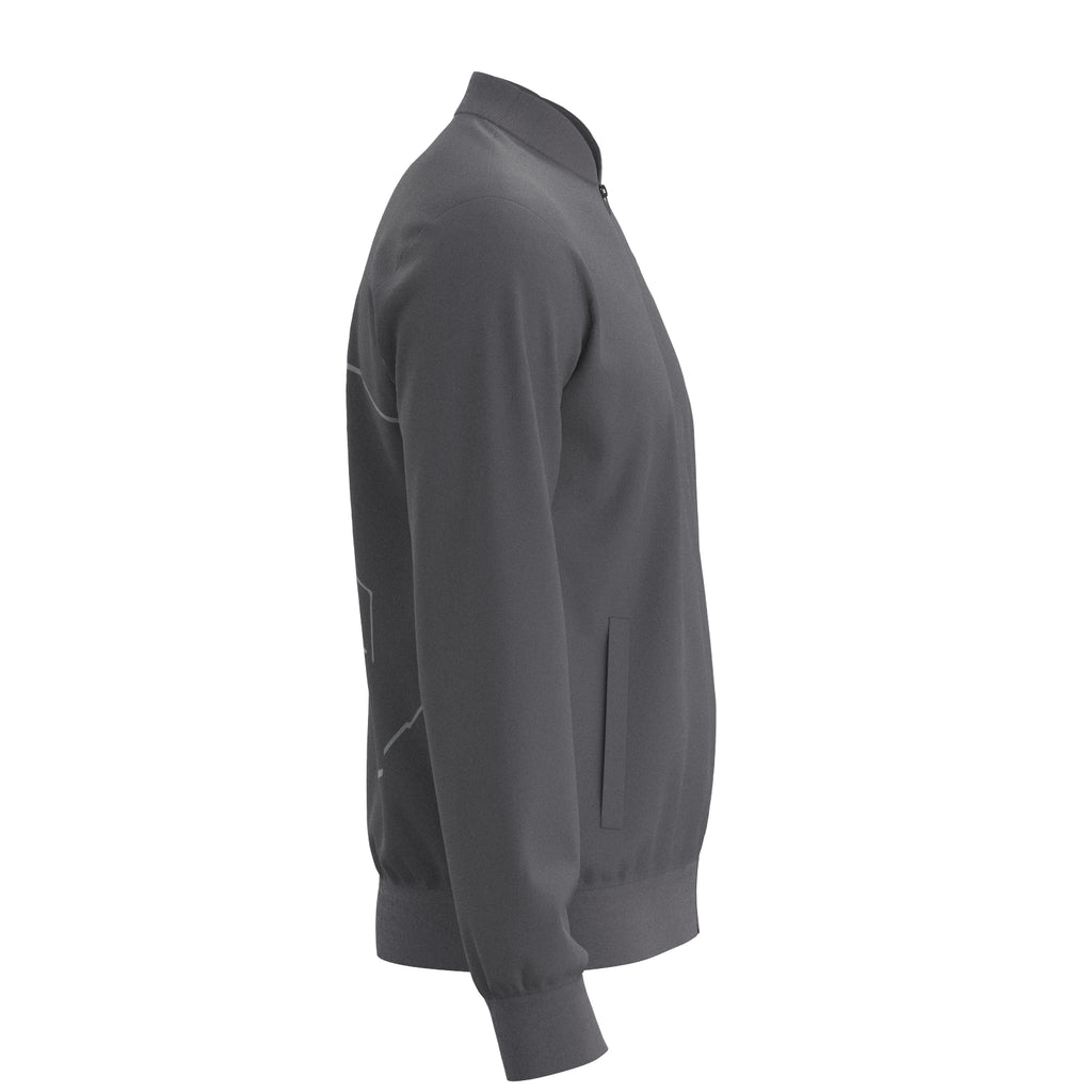 Sport Basic Trainingsjacke Fonse in grau