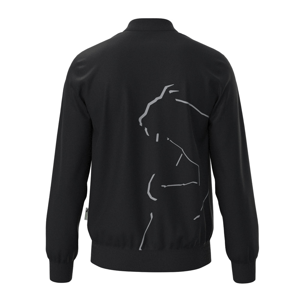 Sport Basic Trainingsjacke Fonse in schwarz