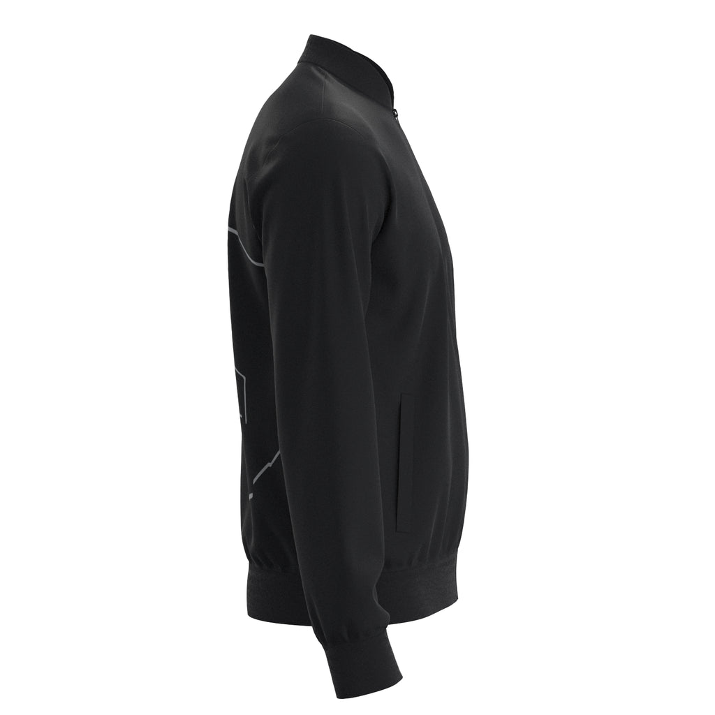 Sport Basic Trainingsjacke Fonse in schwarz