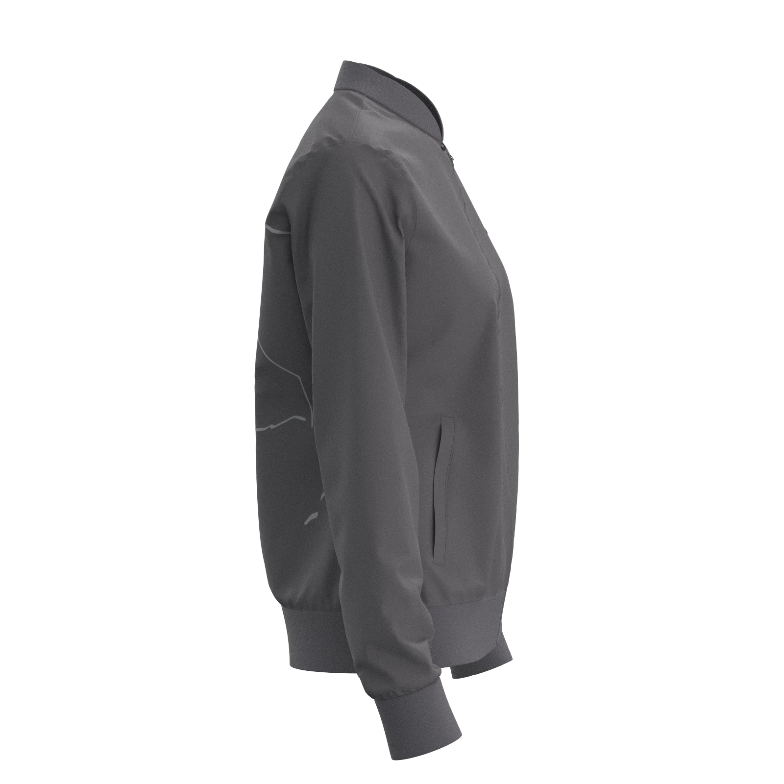 Sport Basic Trainingsjacke Vicki  in grau