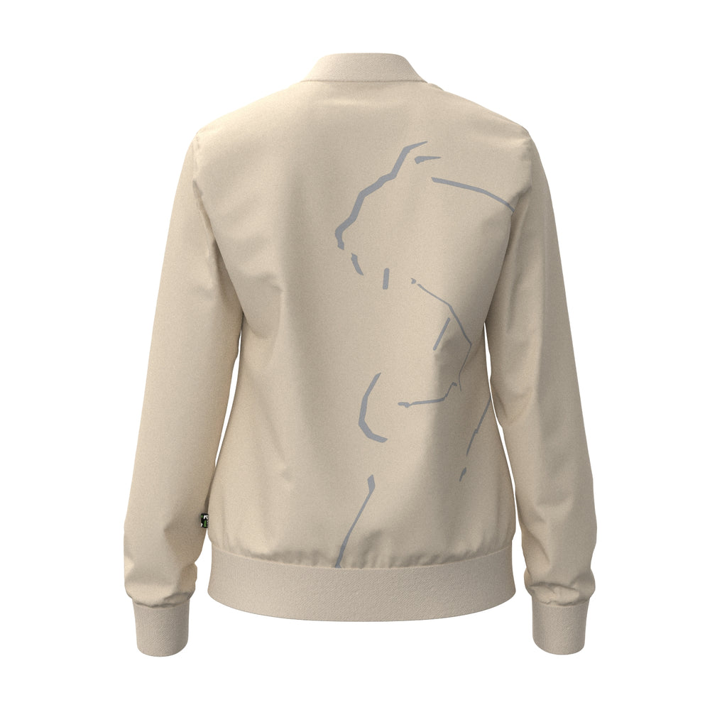 Sport Basic Trainingsjacke Vicki  in beige