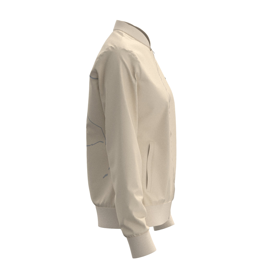Sport Basic Trainingsjacke Vicki  in beige