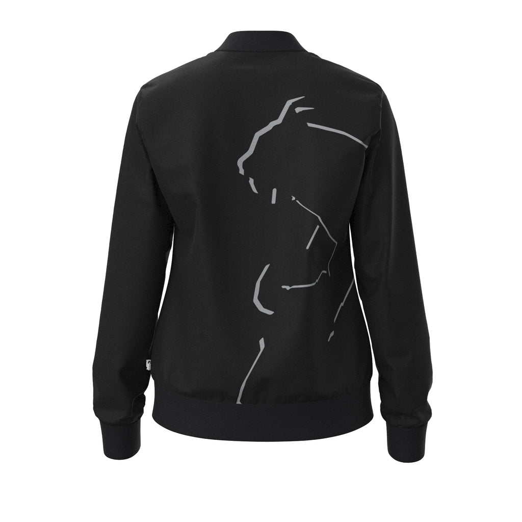 Sport Basic Trainingsjacke Vicki  in schwarz