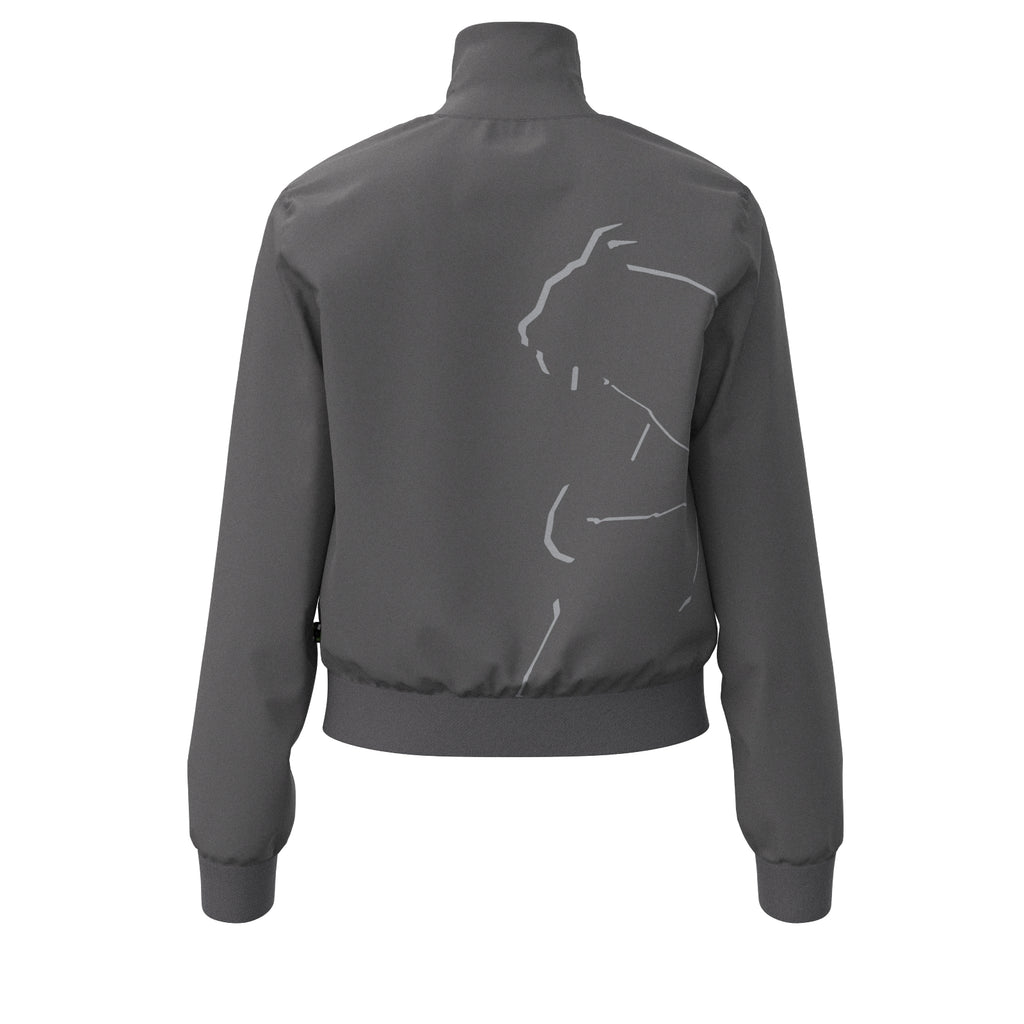 Sport Basic Trainingsjacke Vreni in grau