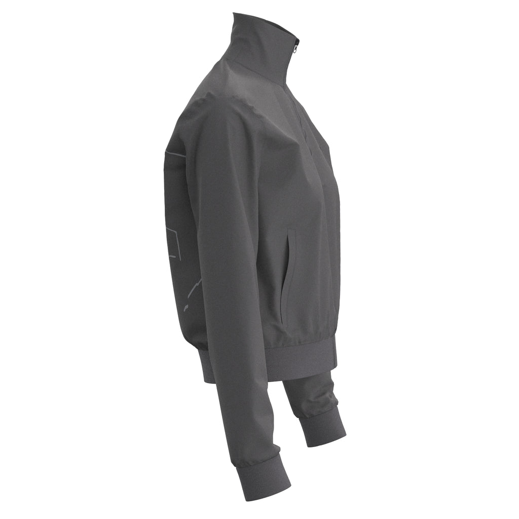 Sport Basic Trainingsjacke Vreni in grau