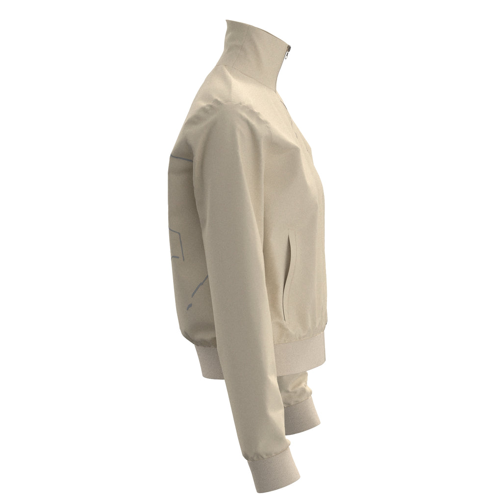 Sport Basic Trainingsjacke Vreni in beige