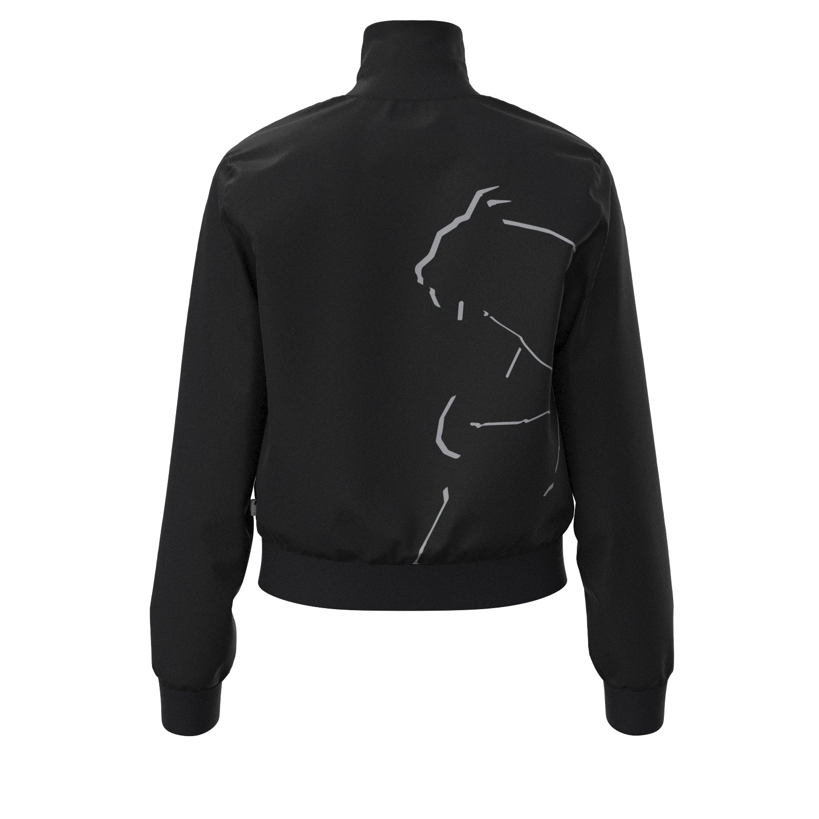 Sport Basic Trainingsjacke Vreni in schwarz