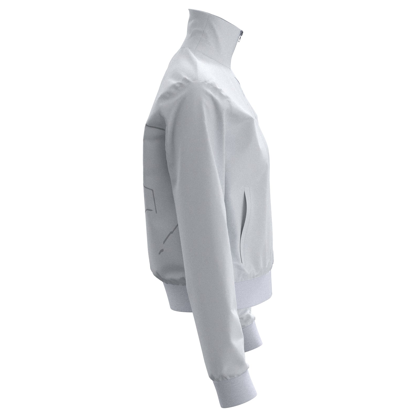 Sport Basic Trainingsjacke Vreni in weiß