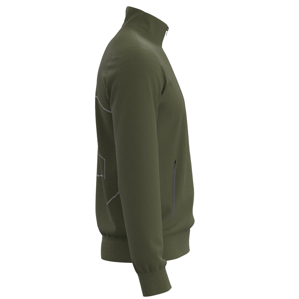 Sport Basic Trainingsjacke Fritz in oliv