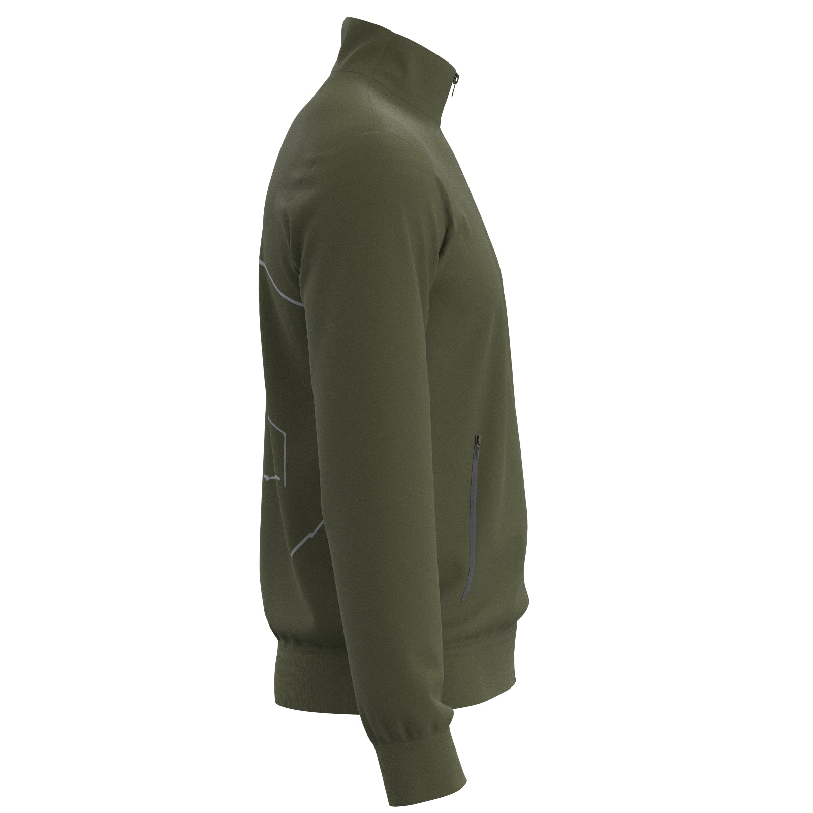 Sport Basic Trainingsjacke Fritz in oliv