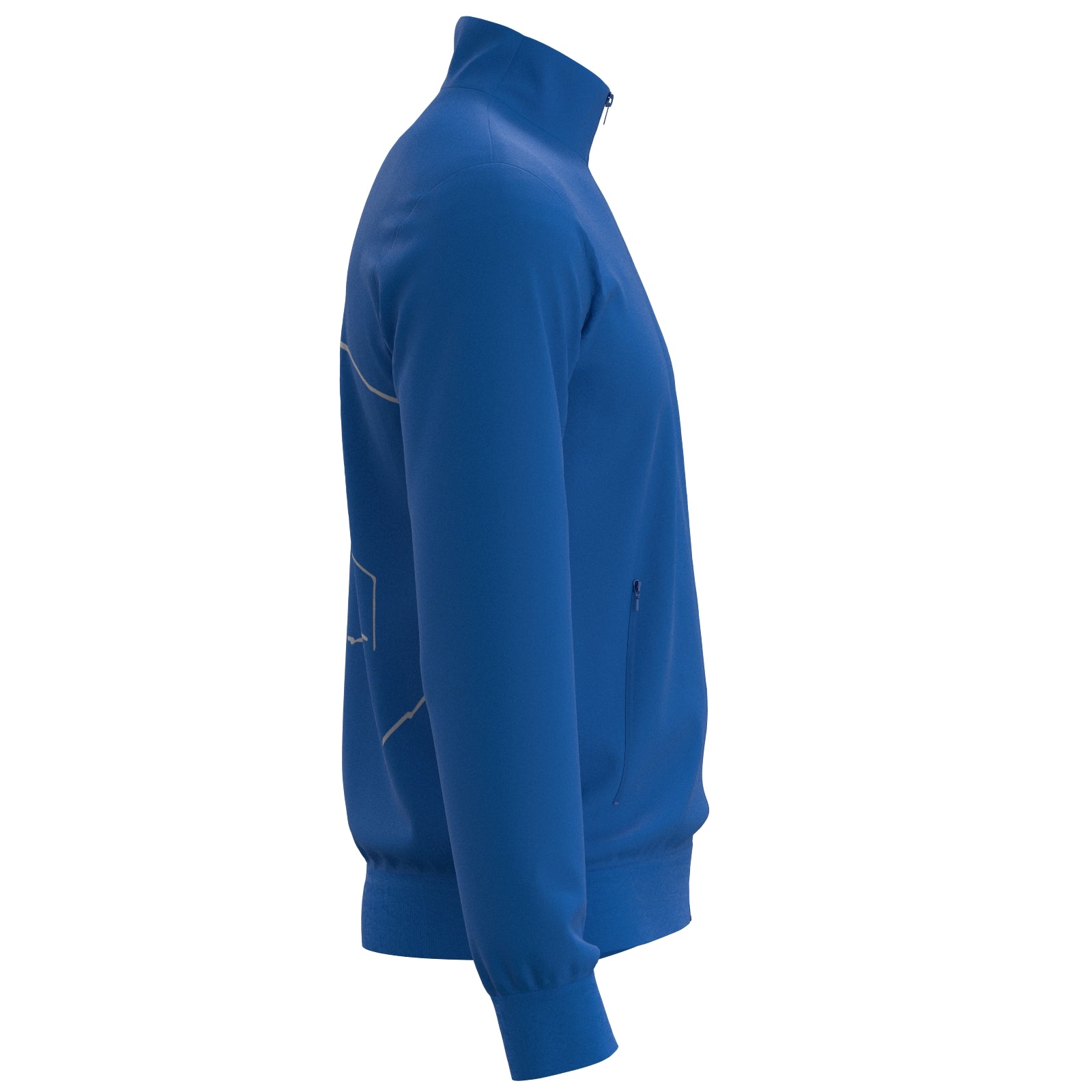 Sport Basic Trainingsjacke Fritz in blau