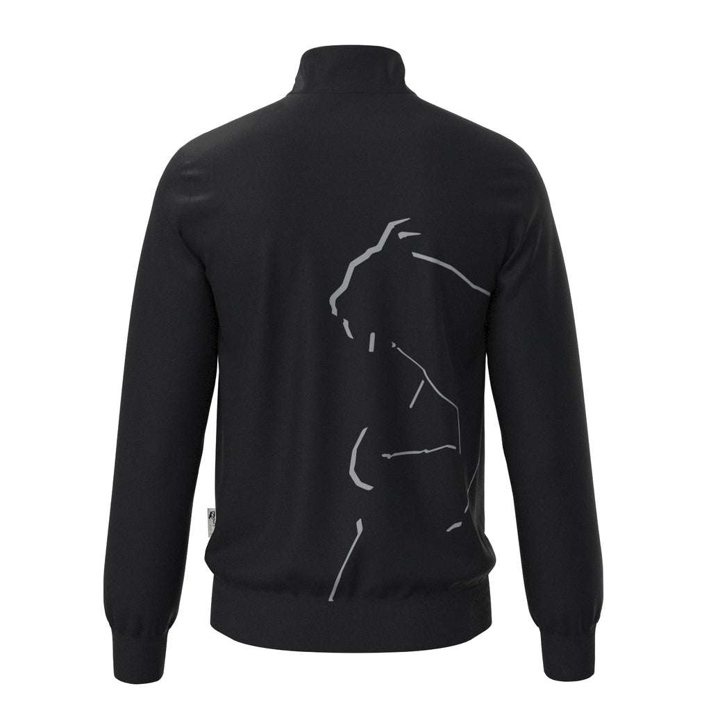 Sport Basic Trainingsjacke Fritz in schwarz