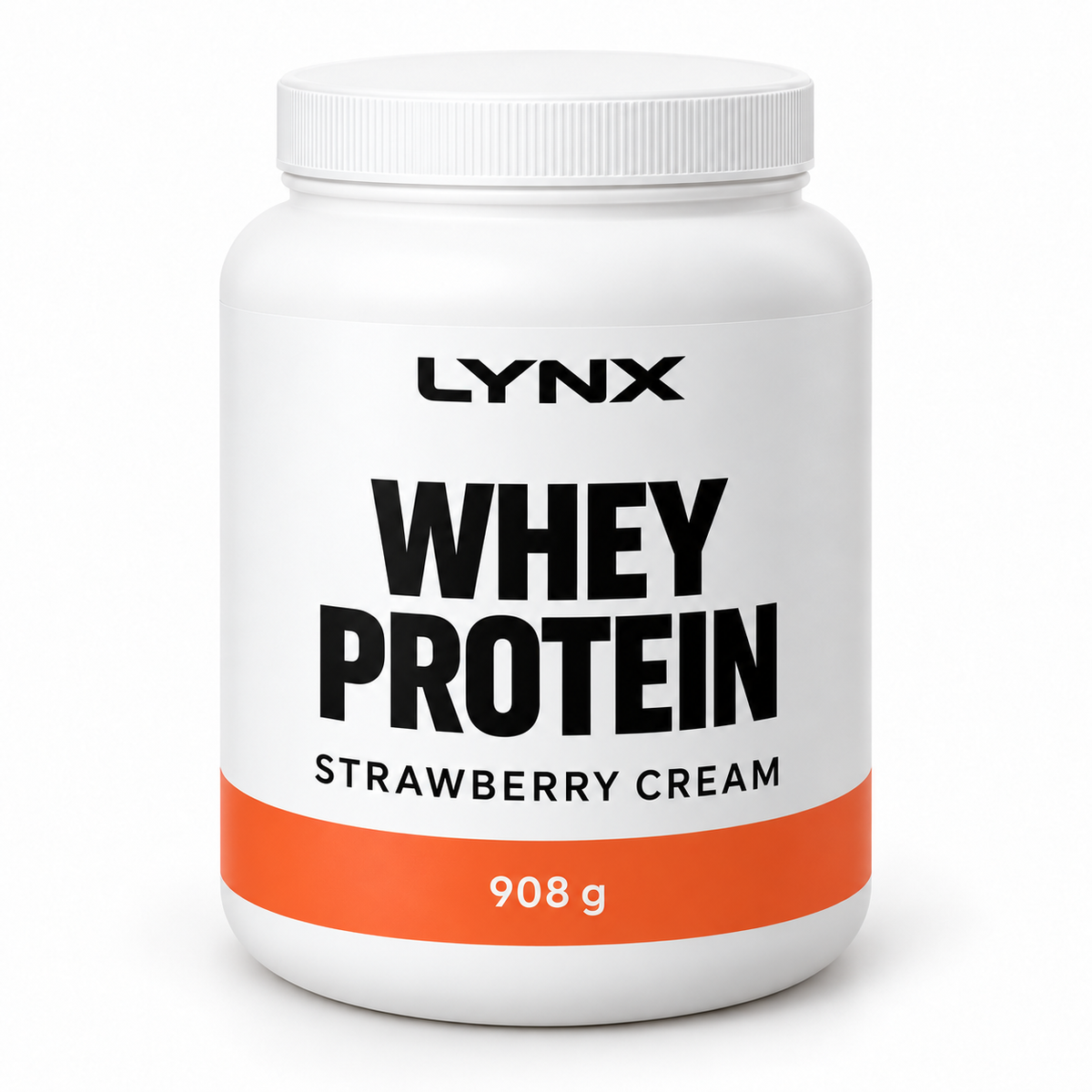 Whey Protein Pulver 908 g Strawberry Cream – Dose